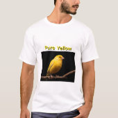 T-shirt Sunlit Canary on Branch (Devant)