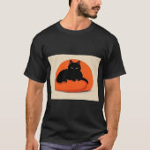 T-shirt Sunlit Feline (Devant)