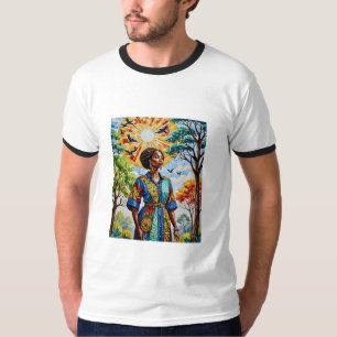 T-shirt Sunlit Mosaic Queen Fall Art
