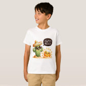 T-shirt Sunny Cactus Fiesta - Thème Whimsical Mexicain (Devant entier)