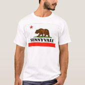 T-shirt Sunnyvale, Californie (Devant)