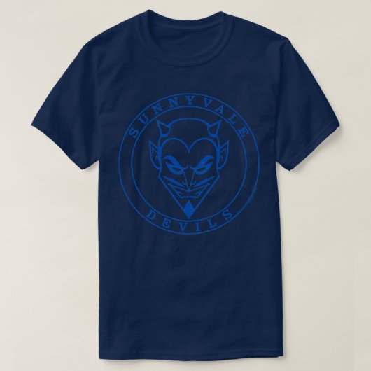 T-shirt Sunnyvale Devils bleu RxTp (Design devant)