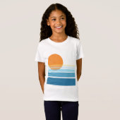 T-Shirt Sunrise Californie moderne (Devant entier)