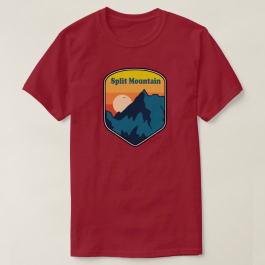 T-shirt Sunrise De Split Mountain California (Design devant)