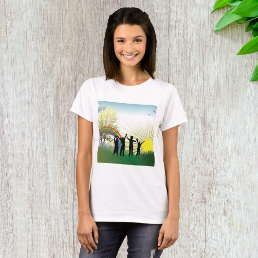 T-shirt Sunrise Rainbow Children