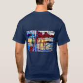 T-shirt Sunset and Sailboats (Dos)