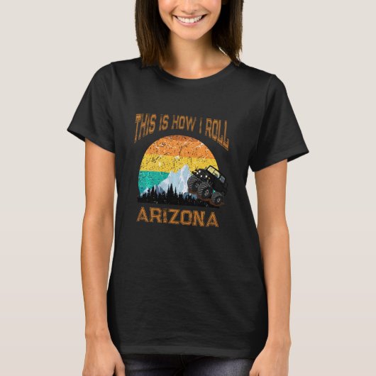 T-shirt Sunset Arizona (Devant)
