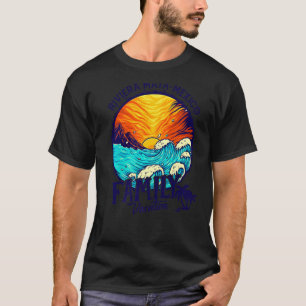 T-shirt Sunset Beach Retro Riviera Maya Mexique Famille Va