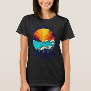 T-shirt Sunset Beach Retro St Augustine Florida Family Va