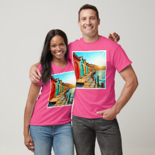 T-shirt Sunset Bliss : Hues Balnéaires