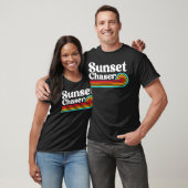 T-shirt Sunset Chaser Beach Summer Sunset Surf des années  (Unisexe)
