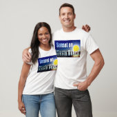 T-shirt Sunset de la plage de Siesta (Unisexe)