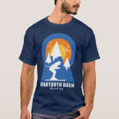 T-Shirt Sunset du Beartooth Basin (Devant)
