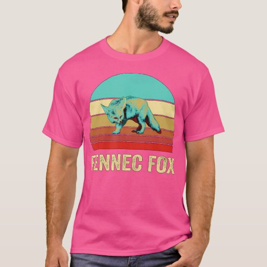 T-shirt Sunset Fennec Fox (Devant)