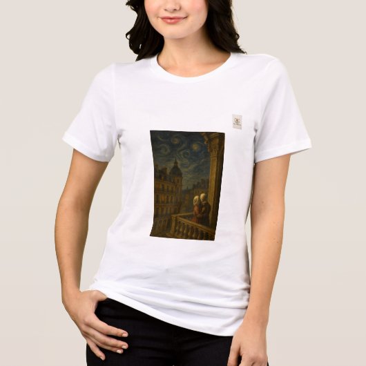 T-shirt sunset - Hangogh (Voorkant)
