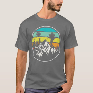 T-shirt Sunset Hike Retro Mounatin Hiker Nature Hiking