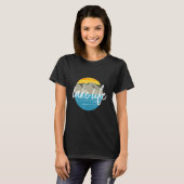 T-shirt Sunset Lake Life (Devant entier)