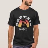 T-shirt Sunset Long John Silver et le capitaine Flint Paro (Devant)