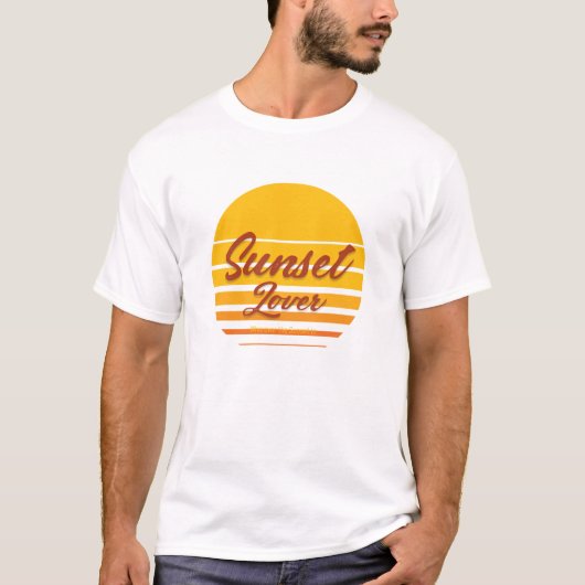 T-shirt "Sunset Lover" (Devant)
