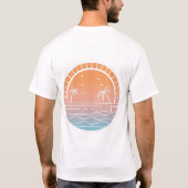 T-shirt Sunset plage (Dos)
