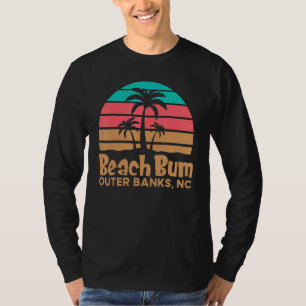 T-shirt Sunset Rétro Bum de plage Obx Bancs extérieurs Nor