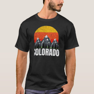 T-shirt Sunset Retro Colorado