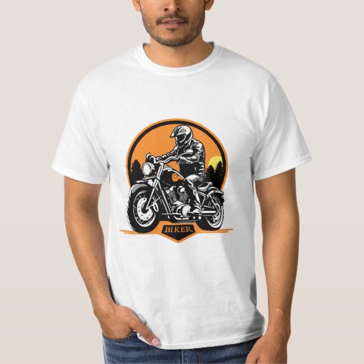 T-SHIRT SUNSET RIDER (Devant)