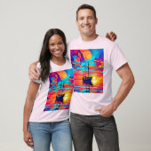 T-shirt Sunset Sailboat Dream (Unisexe)