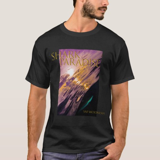 T-Shirt Sunset Shark #1 (Devant)