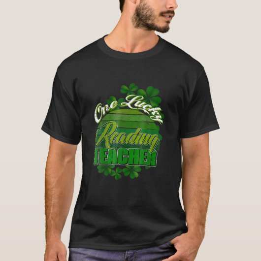 T-shirt Sunset St Patrick’S Day Un Professeur De Lecture H (Devant)