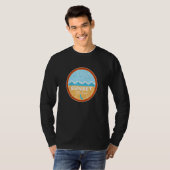 T-shirt Sunset State Beach California Ca Beach Waves (Devant entier)