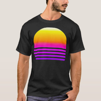T-shirt Sunset Synthwave