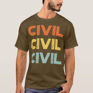 T-shirt Sunset Vintage civil