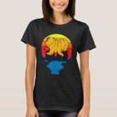 T-shirt Sunset Water Bear Microbiology Tardigrade (Devant)