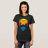 T-shirt Sunset Water Bear Microbiology Tardigrade (Devant entier)