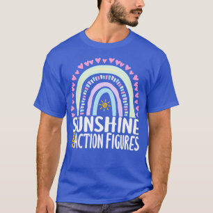 T-shirt Sunshine and Action Figures adorable Cadeau arc-en