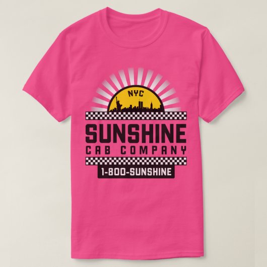 T-shirt Sunshine Cab Company (Design devant)