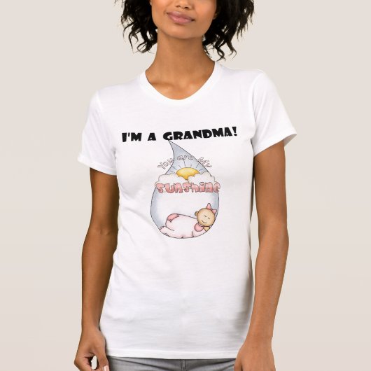 T-shirt Sunshine de grand-mère - Chemises et cadeaux pour (Devant)