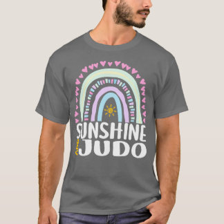 T-shirt Sunshine et Judo Cute Rainbow Cadeau pour les femm