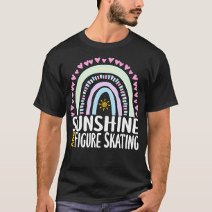 T-shirt Sunshine et patinage artistique mignon cadeau arc-