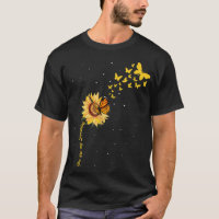Sunshine tournesol Vintage avec papillon Monarch