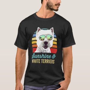 T-shirt Sunshine West Highland White Terriers Dog Beach Vi