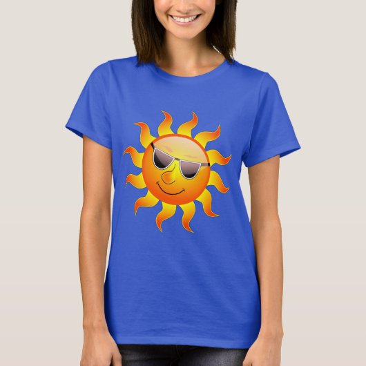 T-shirt Sunshine yellow blue (Devant)