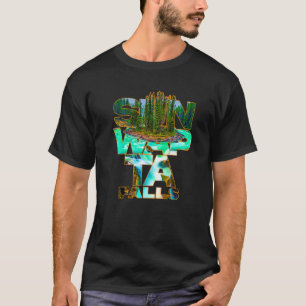 T-shirt Sunwapta Falls Parc national Jasper Alberta Canada