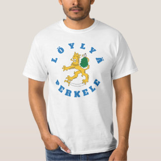 T-shirt Suomileijona - sauna - perkele de löylyä - t-paita
