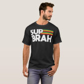 T-shirt Sup Brah Local Hawaii Pidgin Rasta (Devant entier)