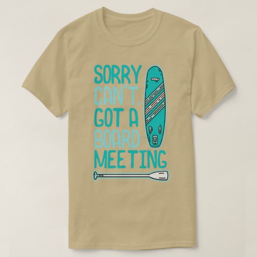 T-shirt SUP Stand Up Paddle Boarding Board Meeting Sunset (Design devant)