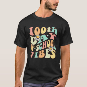 T-shirt Super 100e jour de l'école Vibes enseignant Enfant