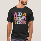 T-shirt Super ABA Thérapie Vibes Retro Comportement Analys (Devant)