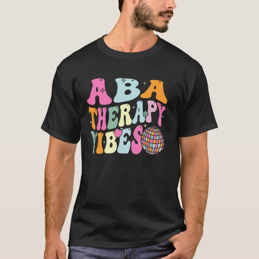 T-shirt Super ABA Thérapie Vibes Retro Comportement Analys (Devant)